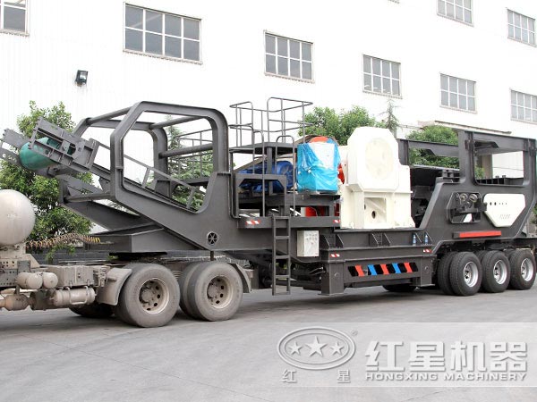 紅星車載碎石機發(fā)貨圖