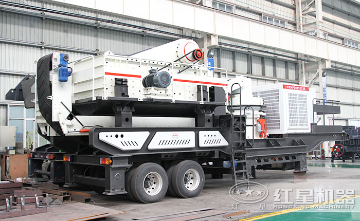 紅星青石移動(dòng)石子破碎機(jī)，你不能錯(cuò)過的砂石設(shè)備