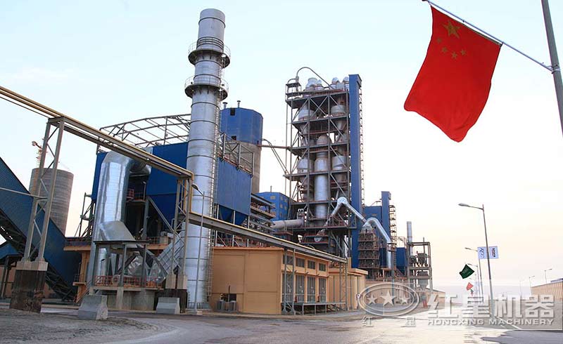 水泥生產(chǎn)線現(xiàn)場