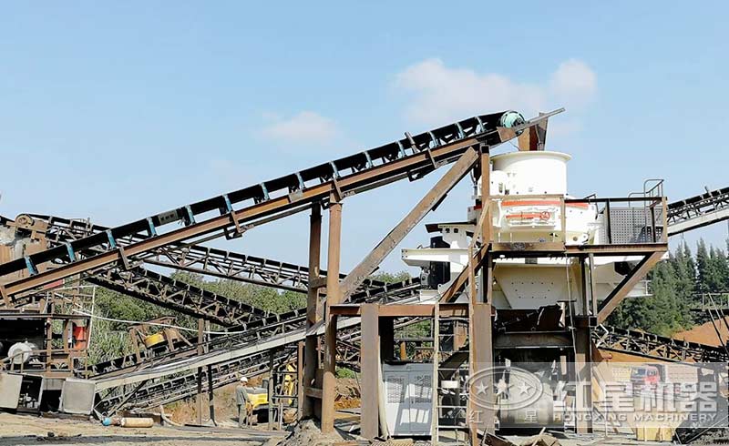 機(jī)制砂加工設(shè)備作業(yè)現(xiàn)場